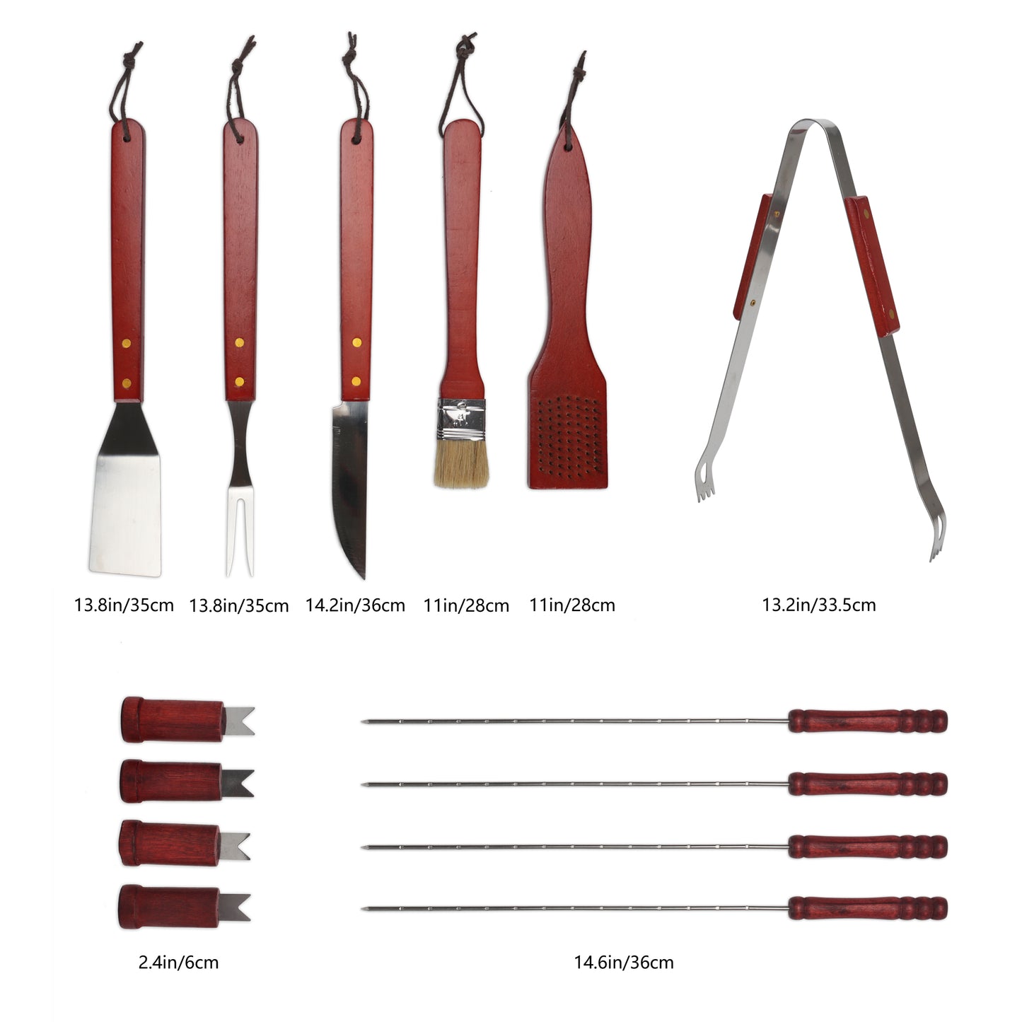Set 18 accesorios para parrilla