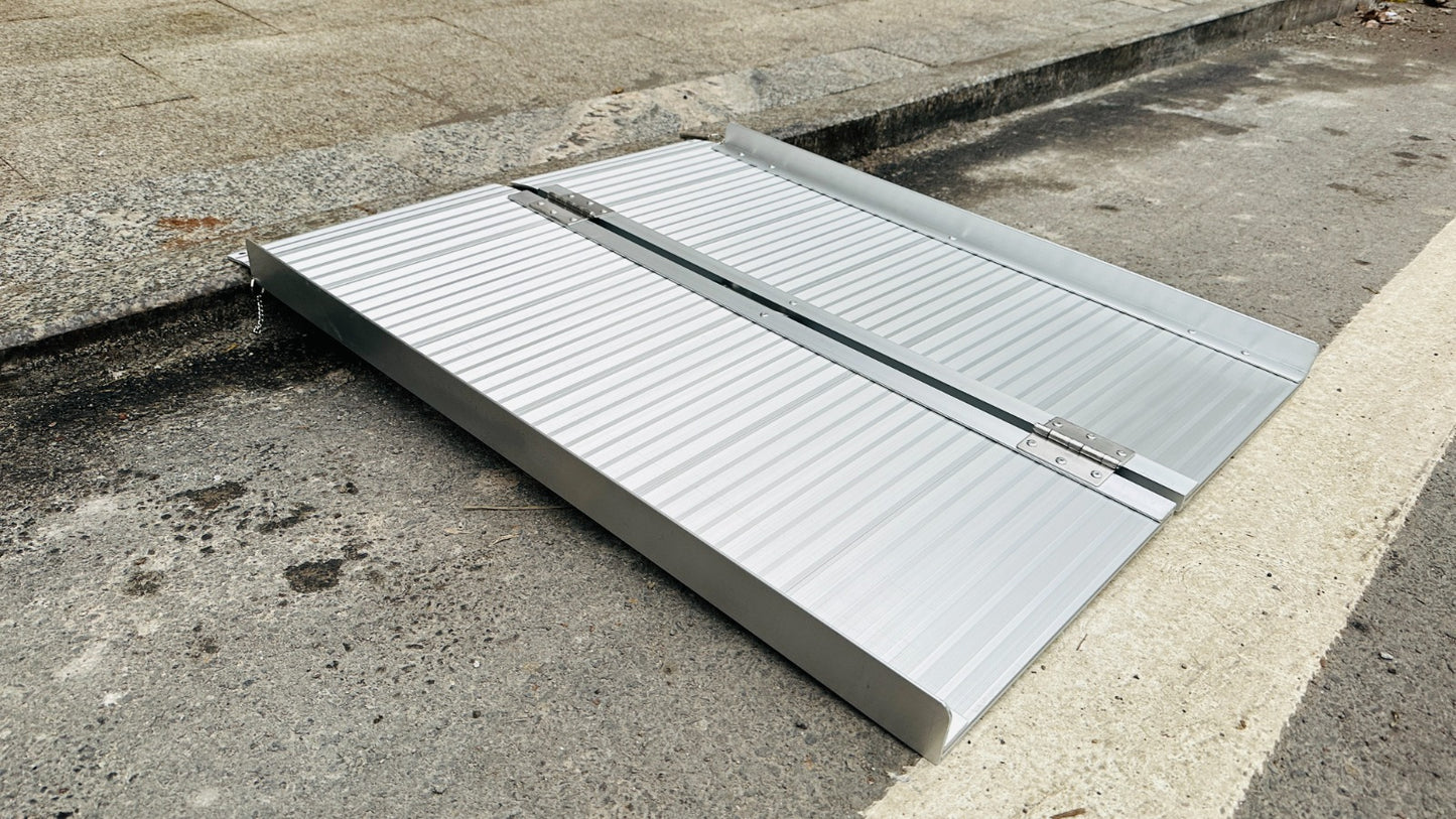 Rampa de acceso de aluminio 72 x 90 cm