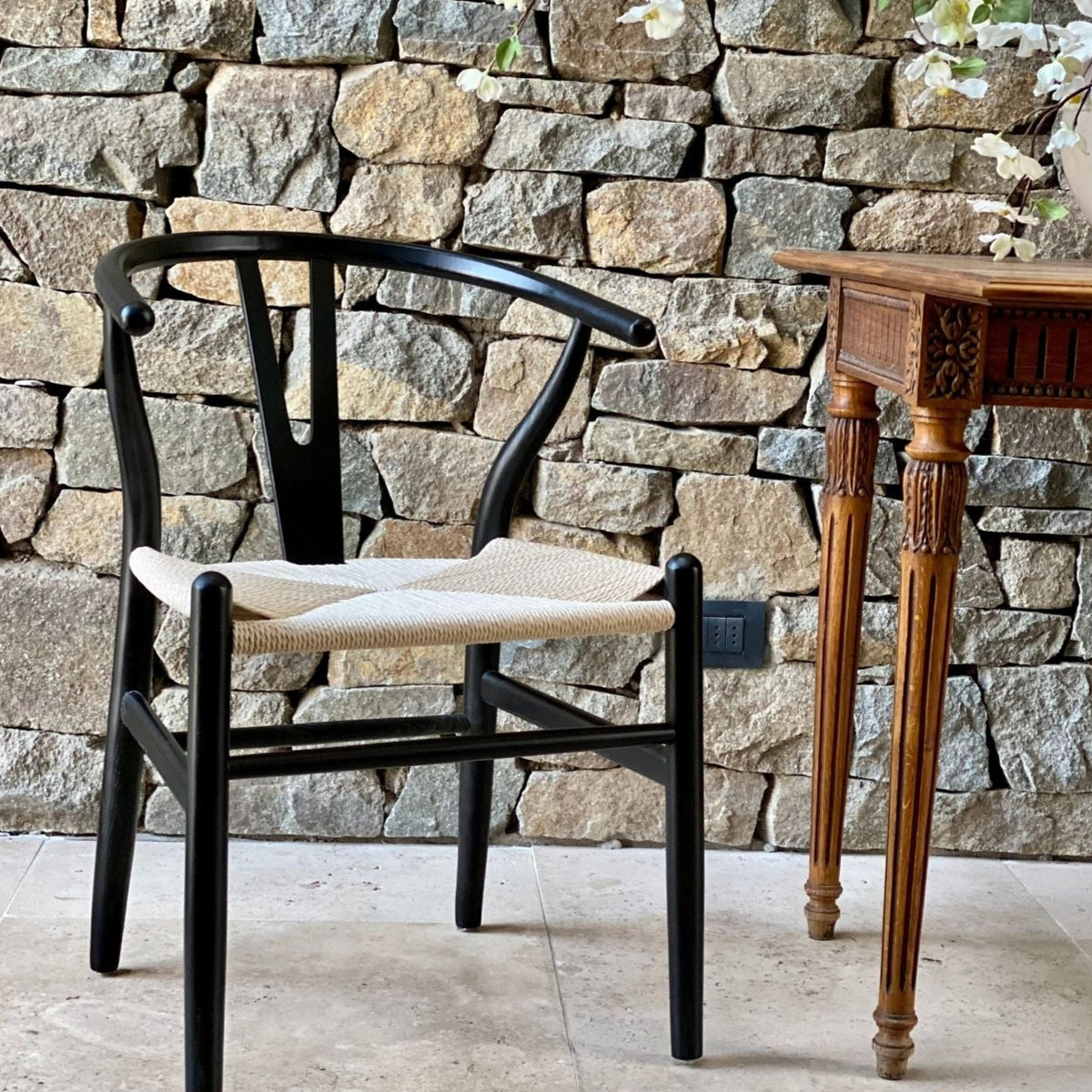Silla Wishbone — vista 4